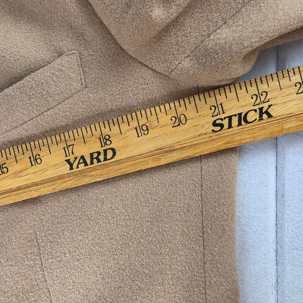 Stafford 100% Camel Hair Blazer Mens Est 42R Tan 2 Button Sport Coat
